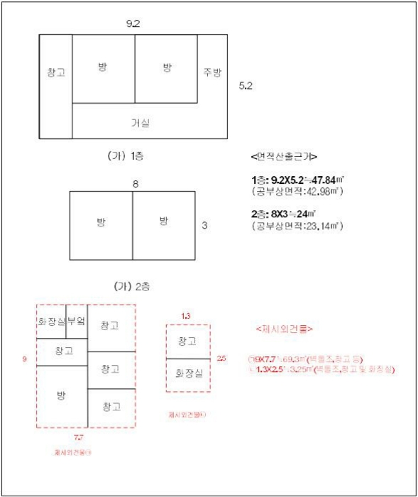 건 물 개 황 도