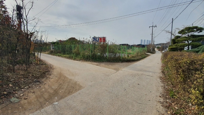 본건 인근 도로 전경