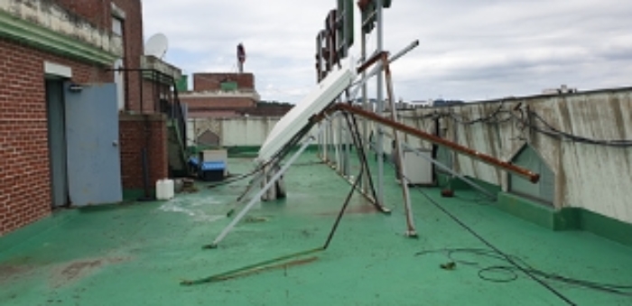 2번 부동산 옥상 모습