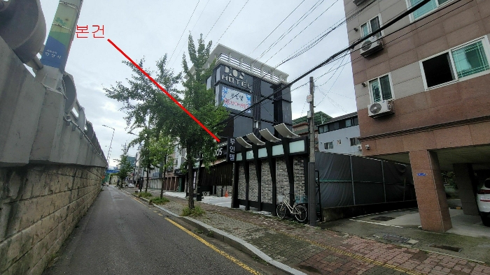 북서측에서 촬영