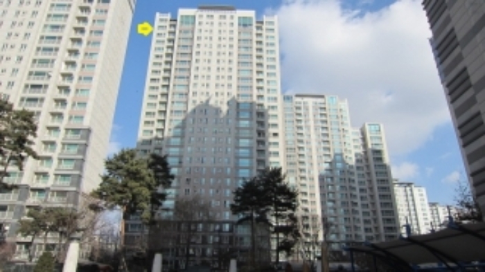 건물동을 남서쪽에서 바라본 전경