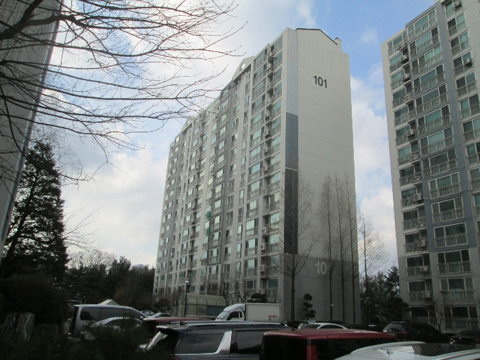101동 전경
(남동측에서 촬영)