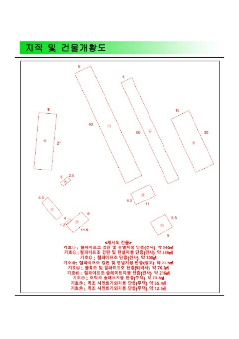 건 물 개 황 도