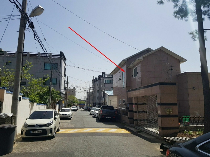 주위환경(북서측에서 촬영)