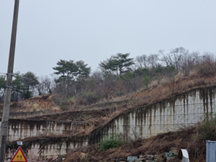 본건 앞토지의 택지개발등의 전경