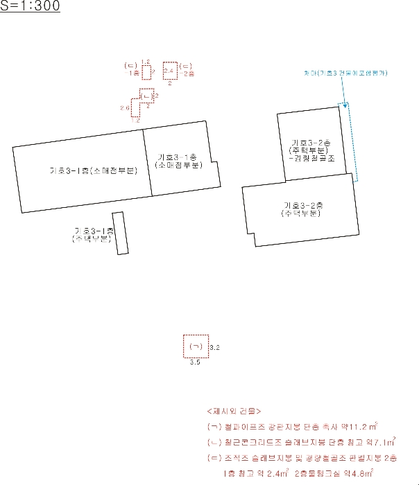 건 물 개 황 도