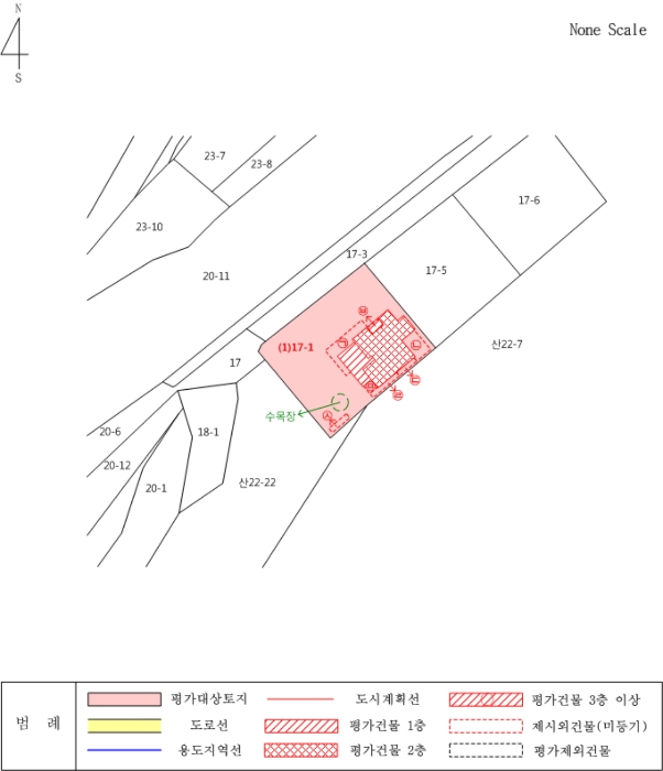 지적 및 건물개황도