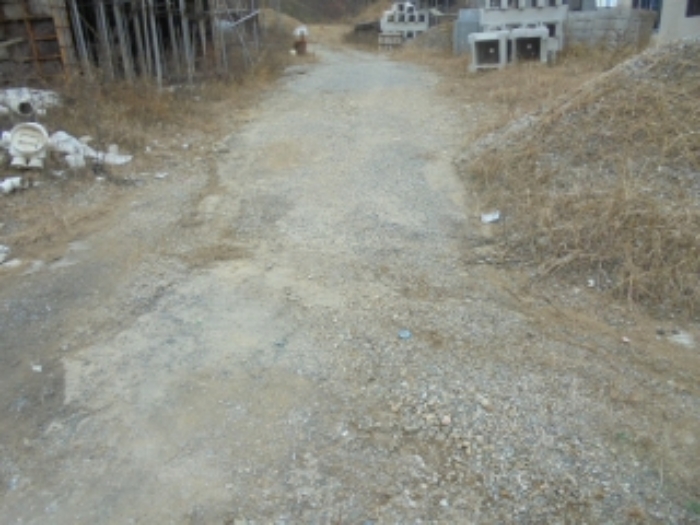 목적물 2번, 도로부분