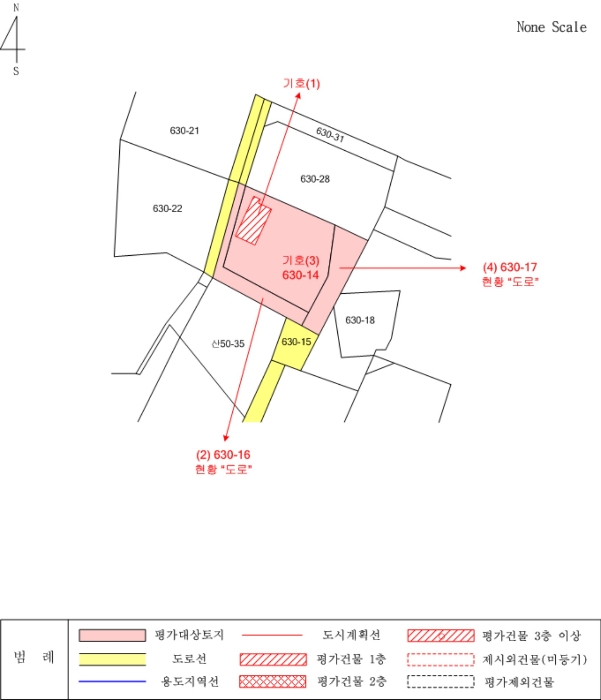 지적 및 건물개황도