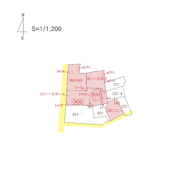 지 적 및 건 물 개 황 도
