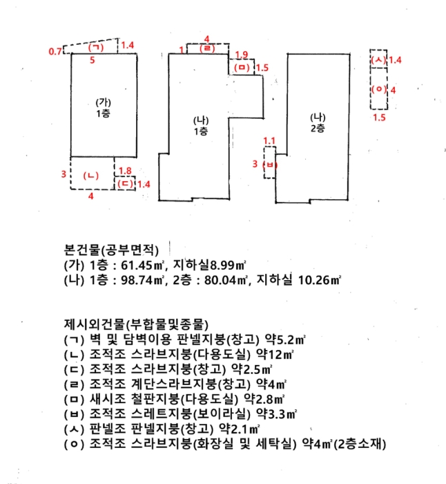 건 물 개 황 도