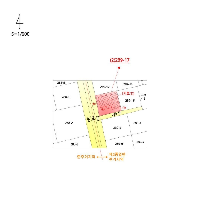 지적 및 건물개황도