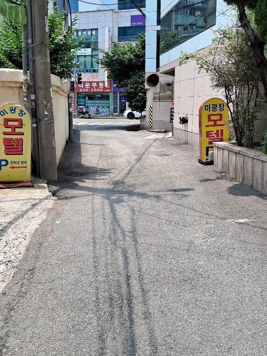 [본건 주변 전경 (북동 → 남서)]