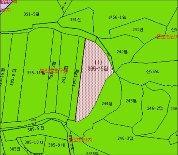 지적도 사진