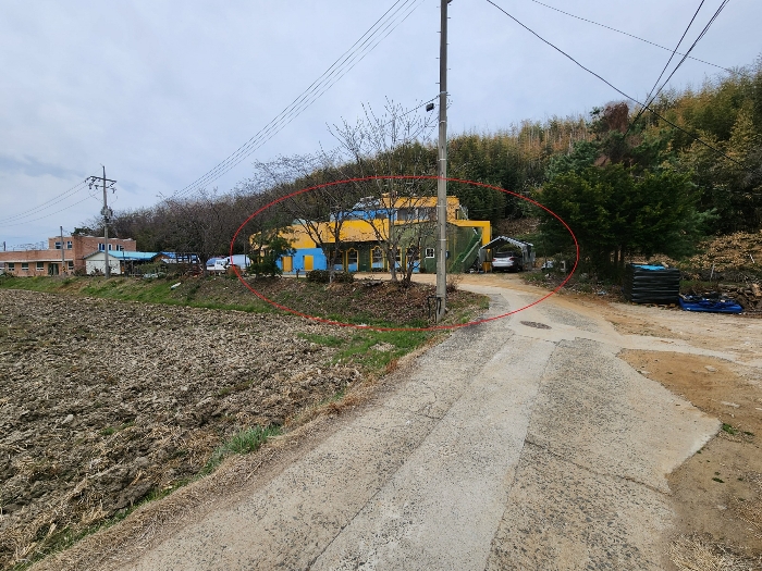 토지 기호(1), 기호(7) 전경/ 남동측에서 촬영