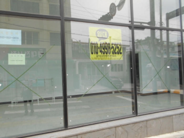 1층 상가 공실 모습