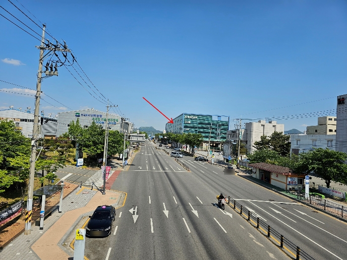 북서측에서 본 주위환경