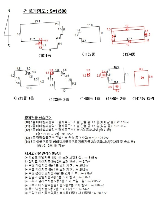 건 물 개 황 도