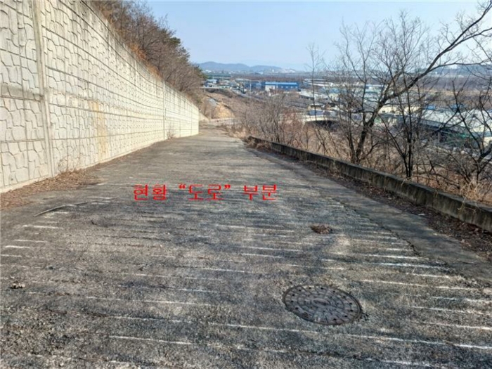 본건 기호(1),(2) 중 현황 도로 부분