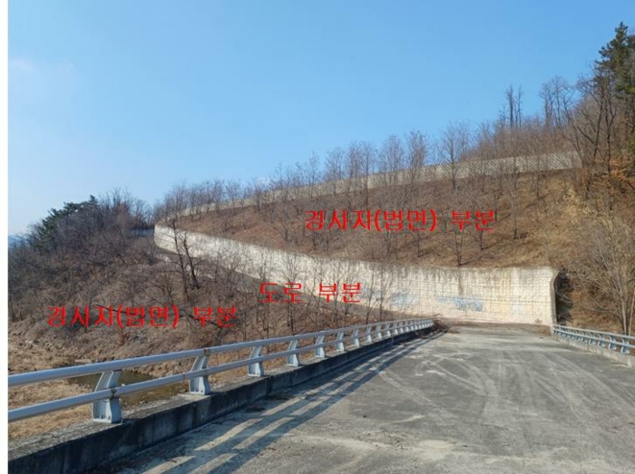 본건 기호(1),(2) 전경 - 남측 인근에서 촬영