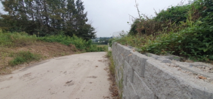 목록5 토지 전경 (현황 도로)