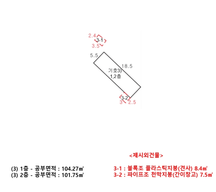 건 물 개 황 도