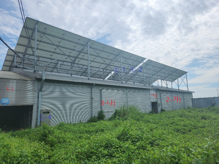 대상물건 기호 2-가, 3-나) 기계기구 ①-1, ①-2), ㄱ)