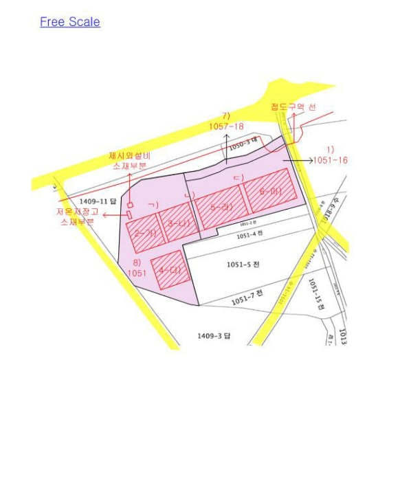 지적 및 건물개황도