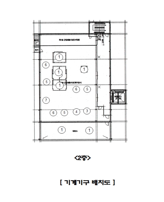 기계기구배치도