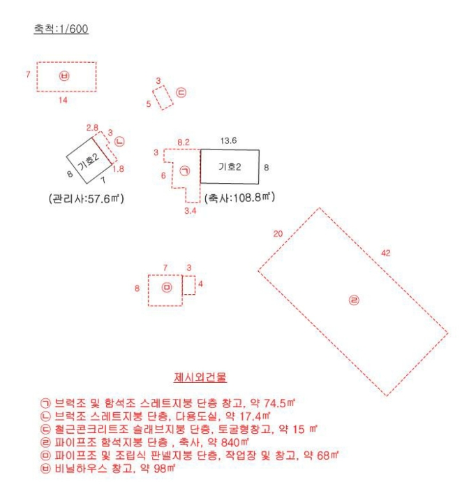 건 물 개 황 도