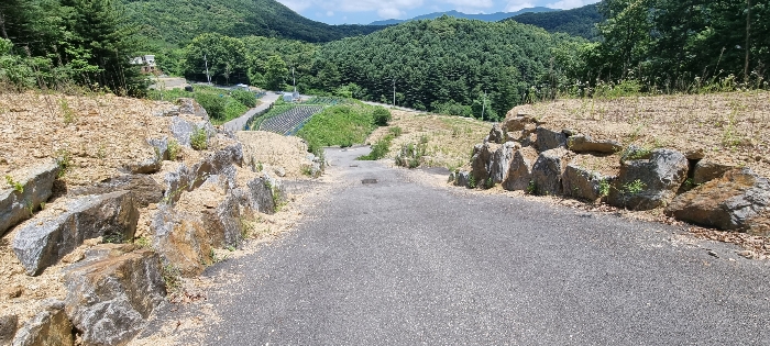 조성지내 도로부분