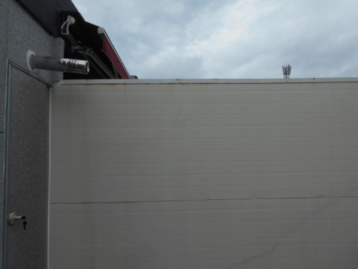 옥상 칸막이 모습 (2)