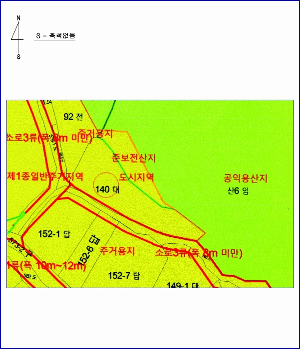 토 지 이 용 계 획 도