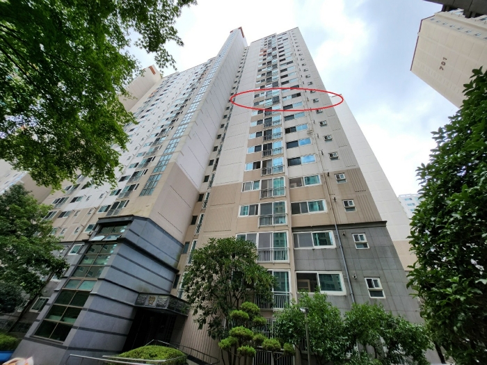 610동 11층 1104호 출입전경