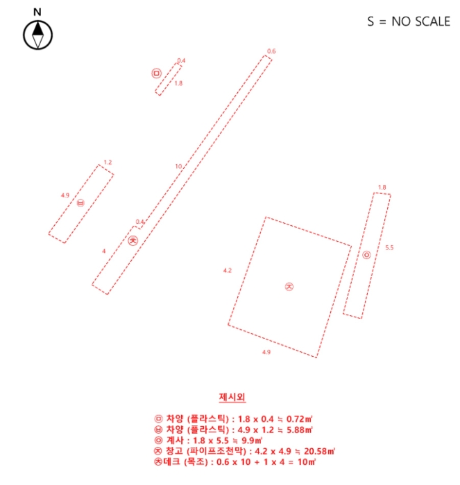 건 물 개 황 도