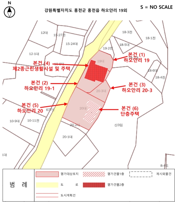 지적 및 건물개황도