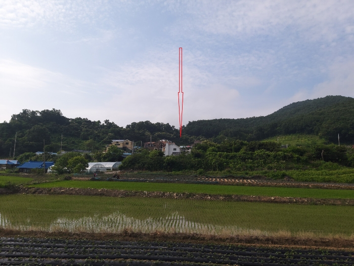 남측에서 촬영한 주위환경