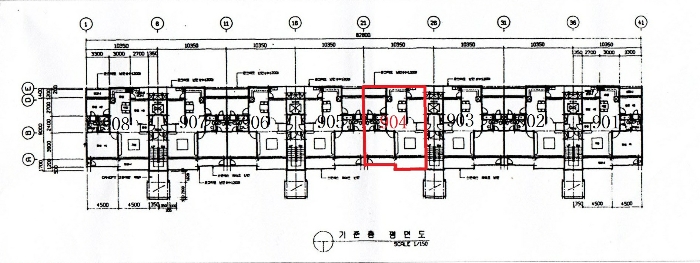 건물개황도(호별배치도)