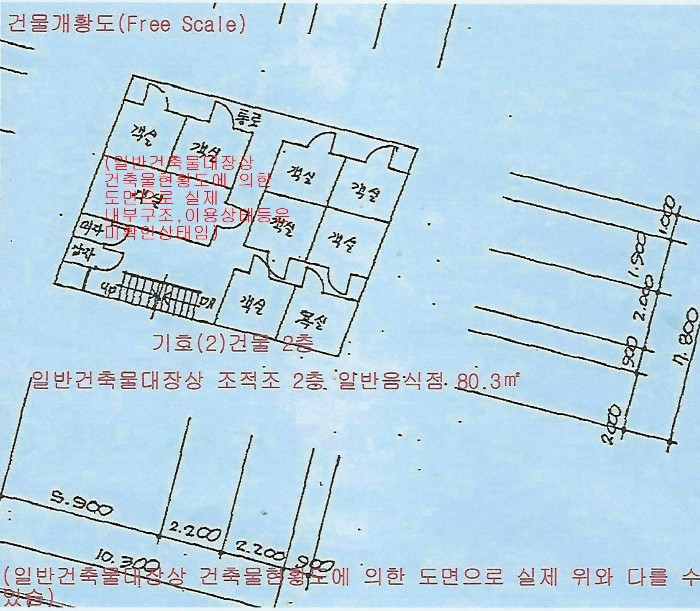 건 물 개 황 도(Free Scale)