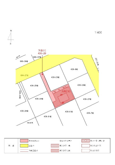 지적 및 건물개황도