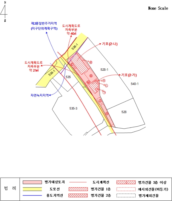 지적 및 건물개황도