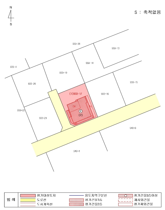 지적 및 건물개황도