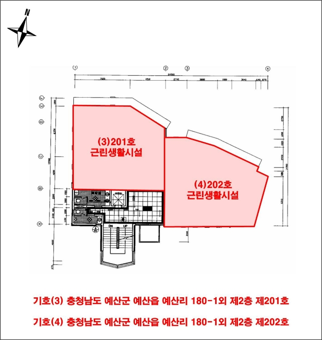 호별배치도 및 이용상황