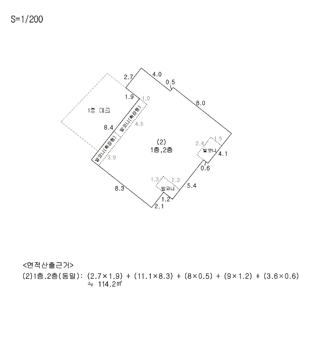 지 적  및  건 물 개 황 도