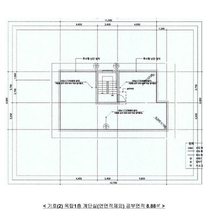 건물개황도 및 내부구조도