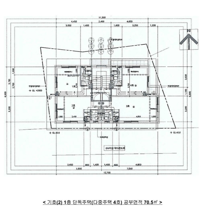 건물개황도 및 내부구조도