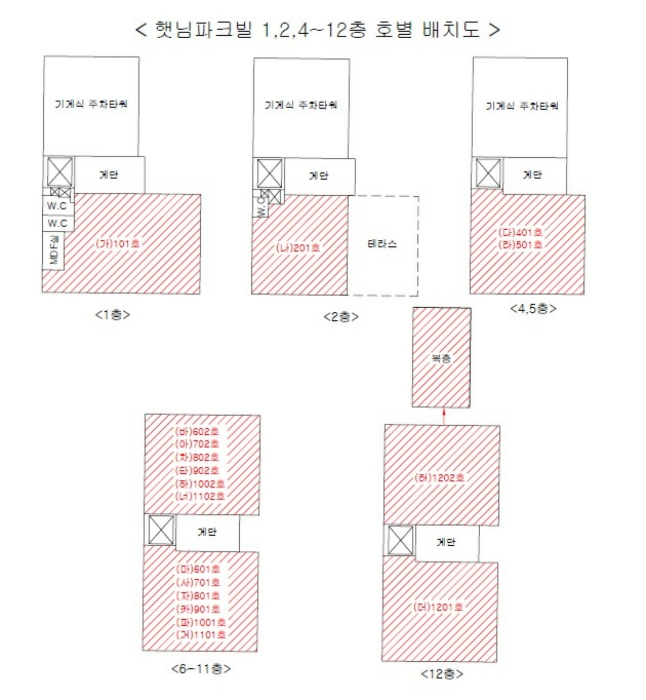 호 별 배 치 도