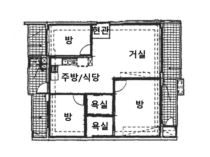 내부구조도(건축물현황도 기준)