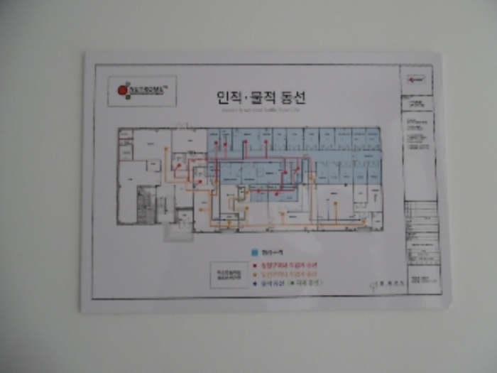 1층 평면도(안내판)