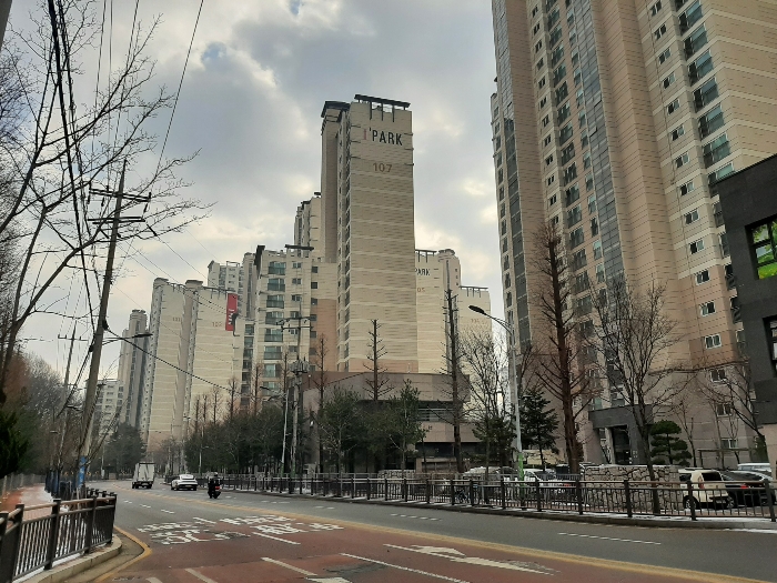 석수아이파크 단지 전경